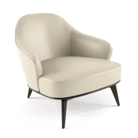 Minotti leslie armchair without armrests